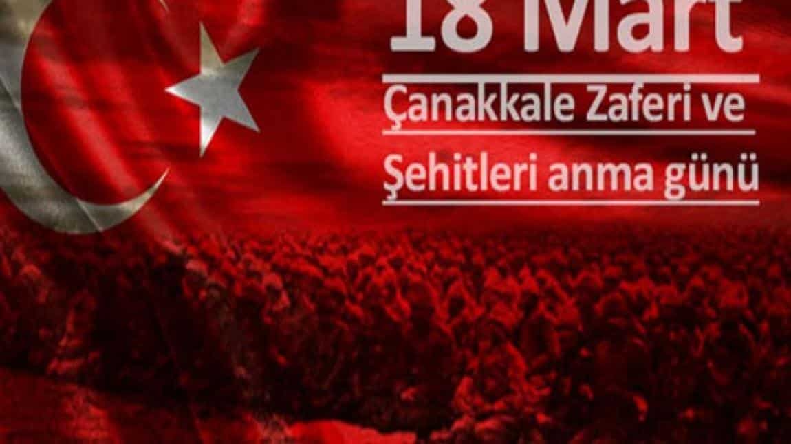 18 Mart Çanakkale Zaferi ve Şehitleri Anma Gününü Kutladık.